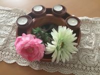 Lausitz Keramik Teelichtkranz  neu mit Wasser befüllbar Brandenburg - Oranienburg Vorschau