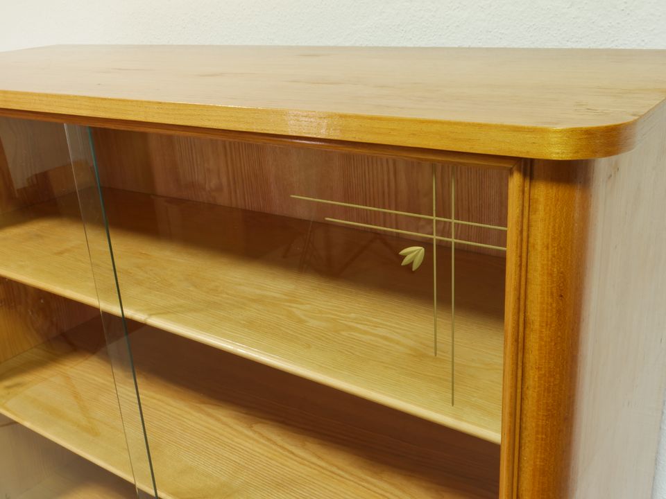 Vintage Highboard / Bücherschrank, 60er Jahre in Oelsnitz / Vogtland