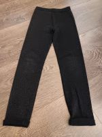 Schwarze Glitzer Leggins  festlich 122 Hessen - Wiesbaden Vorschau