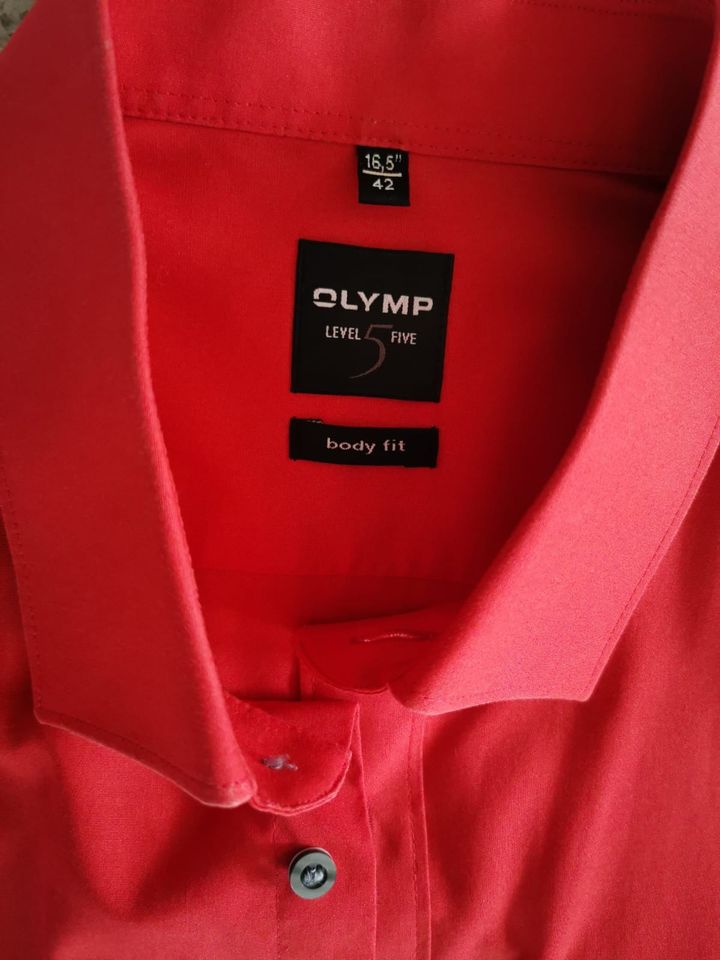 Herren Hemd von Olymp Body fit, Gr. 42 bügelfrei in Ibbenbüren