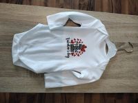 Baby Body Langarmbody Valentinstag Geschenk weiß 68 Neu unisex Sachsen - Markranstädt Vorschau