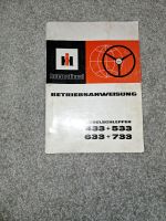 Betriebsanweisung iH Dieselschlepper 433+533+633, 733 Schleswig-Holstein - Hemdingen Vorschau