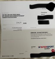 INTERSPORT Gutschein im Wert von 214,37€ Baden-Württemberg - Pforzheim Vorschau
