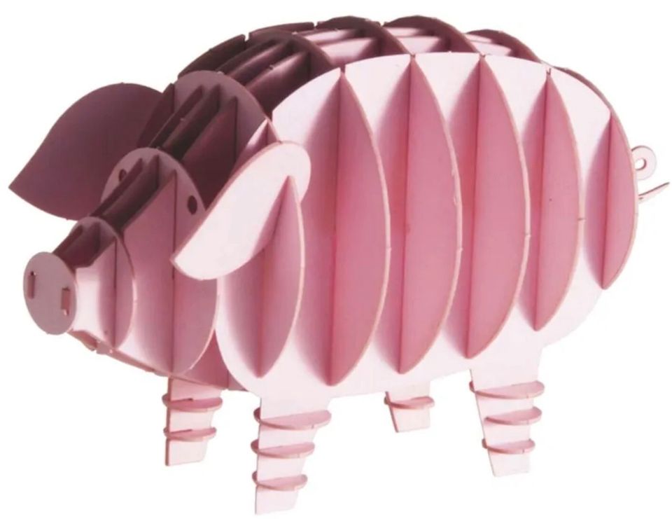 3D Papiermodell - Schwein | FRIDOLIN in Würzburg