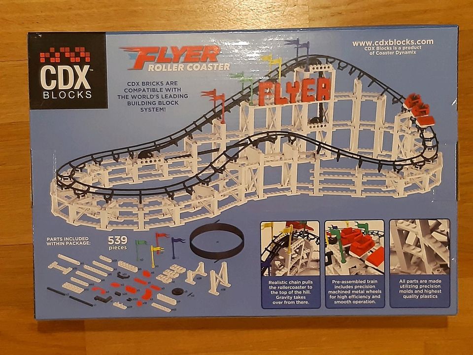 CDX BLOCKS * FLYER ROLLER COASTER * Klemmbausteine in Frankfurt am Main