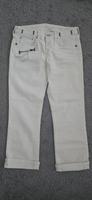 Levis Jeans, stretch, mit Leder, Gr.28,  weiß, 3/4 Hose Frankfurt am Main - Dornbusch Vorschau