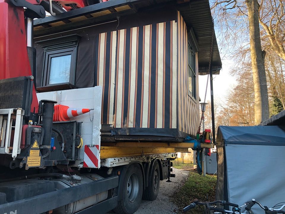 Wir transportieren Ihr Vorzelt, Dauerstandzelt oder Wohnwagen in Seeshaupt