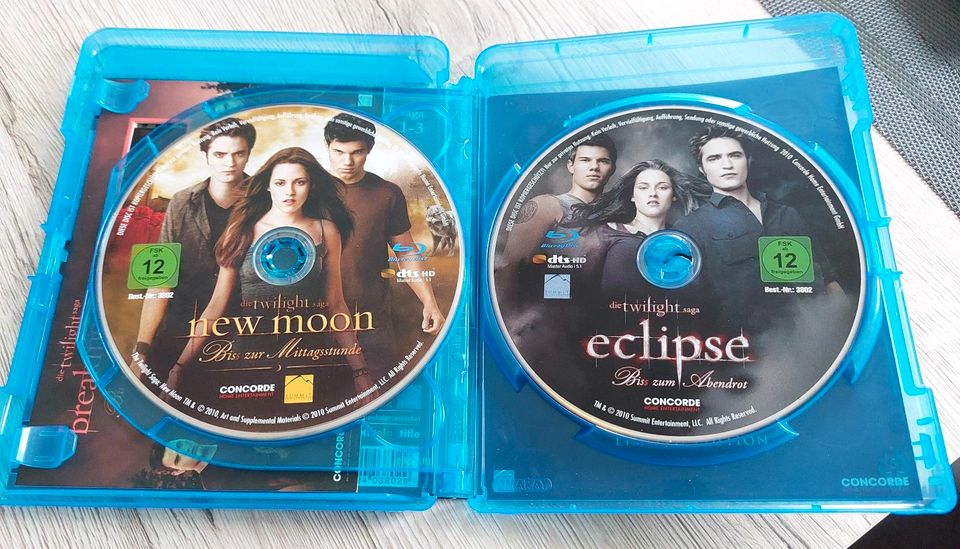 Twilight Saga 1-3 DVD Blu - Ray in Lunzenau