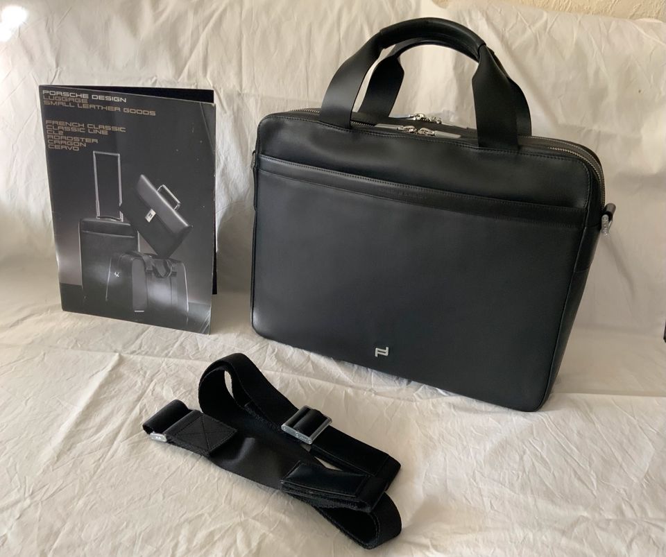 Porsche Design  Shyrt Leather  Briefbag Messenger Laptop Tasche in Duisburg