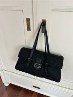 Vintage Fendi Tasche Zucchino Bag Schwarz Silber Leder Canvas Bag Sachsen - Thiendorf Vorschau