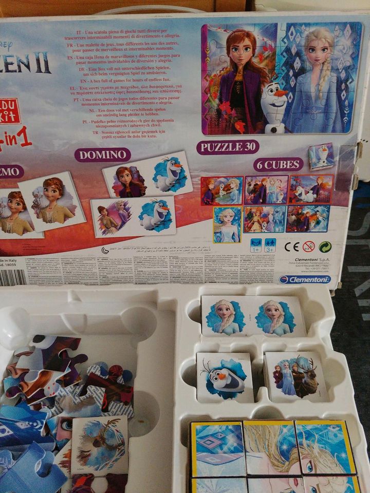 Frozen 2, Memo Domino, Puzzle, Cubes in Forbach