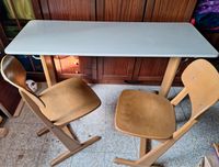 Schultisch mit zwei Stühlen Schreibtisch Bayern - Weiding Vorschau
