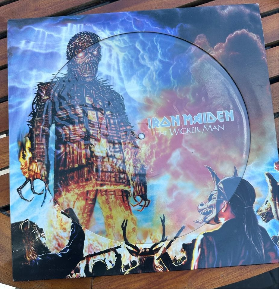 Iron Maiden Picture Disc 12“ The Wicker MAN „unbespielt“ in Zetel