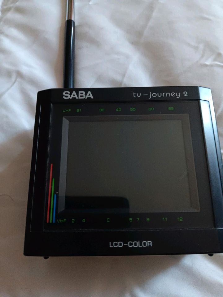 SABA POCKET tv- journey 2 LCD-COLOR Sammler 1988 in Bretzenheim
