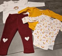 Baby Mädchen 4tlg Set Hose Pullover 2x Body Regenbogen 74 NEU Nordrhein-Westfalen - Erkrath Vorschau