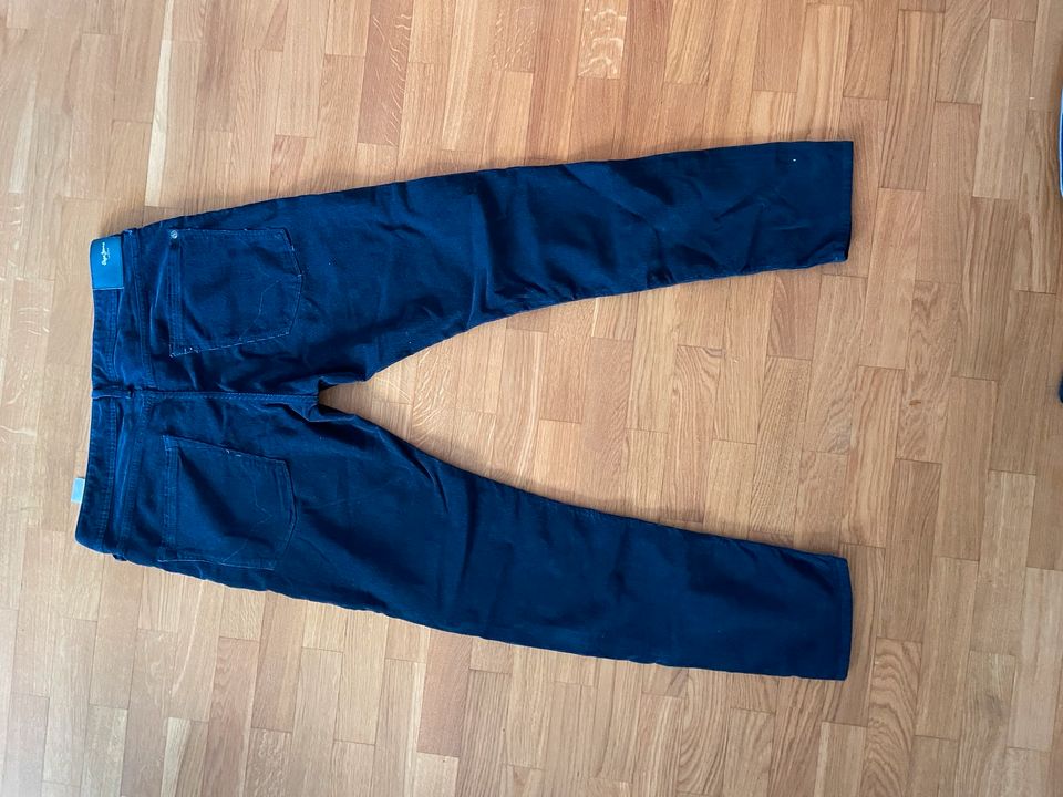 NP 130€ Pepe Stanley Hose Jeans 34 32 Cord dunkelblau Herren L in Olpe