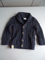 Strickjacke von "Wooish" Gr. 92, dunkelgrau, Wolle Baden-Württemberg - Karlsruhe Vorschau