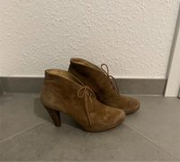 Paul Green Stiefeletten Gr. 6,5 (EU 40) Samtziege beige Nordrhein-Westfalen - Leverkusen Vorschau