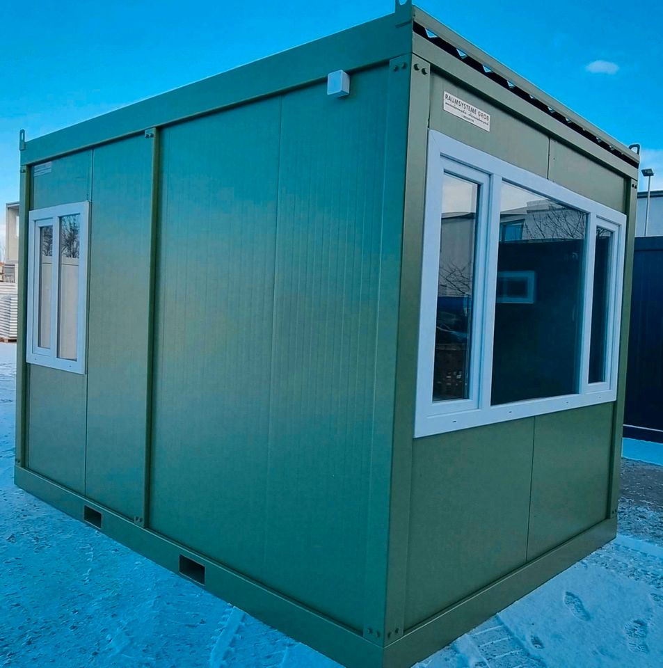 ✨ ANGEBOT - JETZT GÜNSTIG & NEU KAUFEN ✨ Containermodul mit Fenstern zum Wohnen & Arbeiten - Bürocontainer Wohncontainer Baucontainer Baustellencontainer Neuware Besprechungsraum Büroraum Tiny House in Brunnen