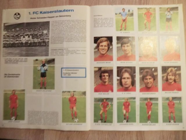Fußball Bundesliga 1975 1976 Beckenbauer Berti Vogts Eintracht in Tauberbischofsheim
