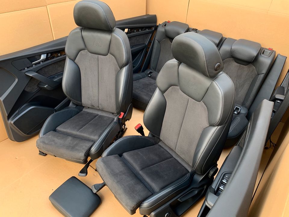 Audi SQ5 / Q5 80a sport alcantara Lederausstattung Sitze in Tantow