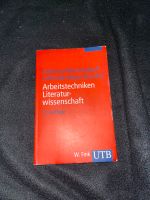 Arbeitstechniken Literaturwissenschaft 12. Ausgabe Nordrhein-Westfalen - Wesseling Vorschau