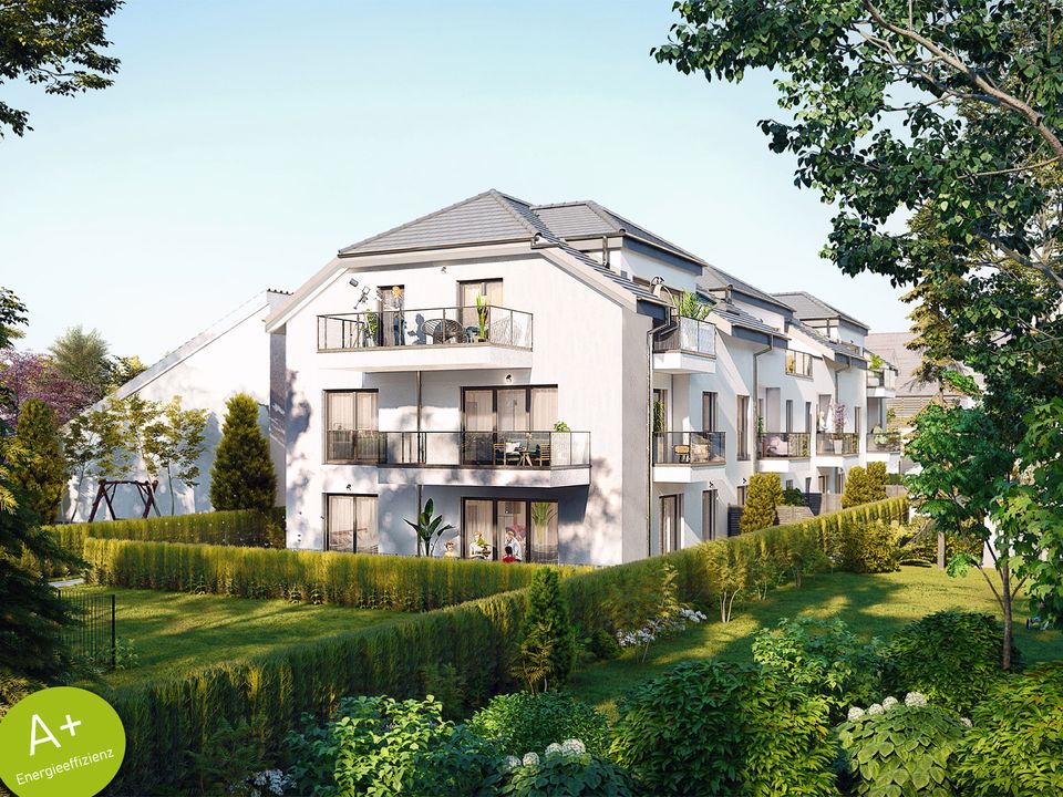 Neubau-Appartement mit Garten I direkte Waldrandlage I A+ Energieeffizienz I provisionsfrei in Mühlheim am Main