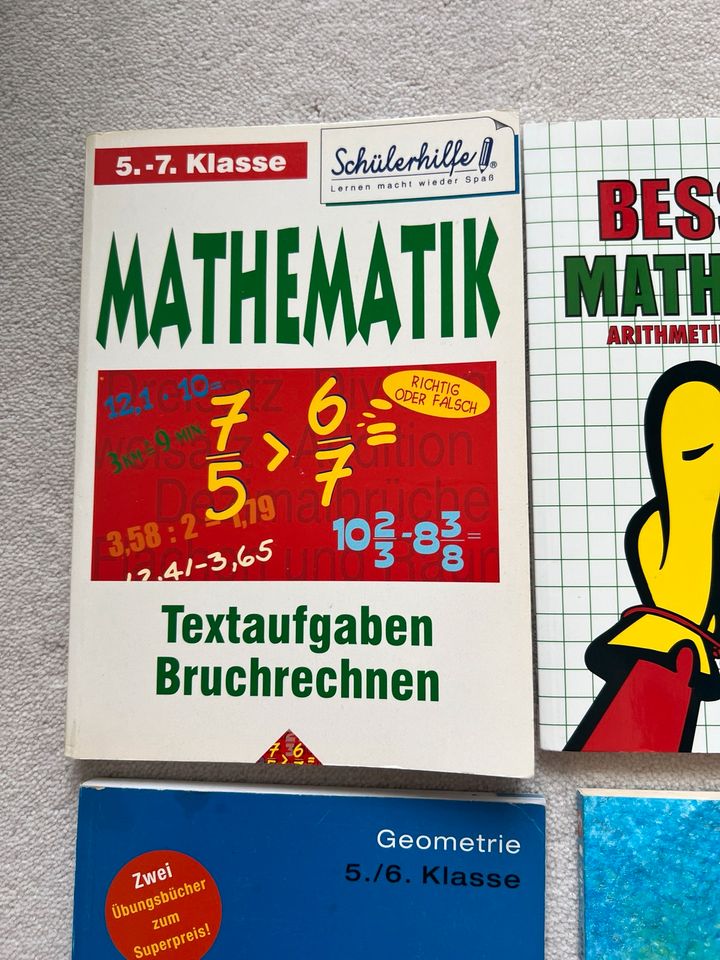 Mathematik Bruchrechnung,Arithmetik, Gleichungen, Set Übungsheft in Leichlingen