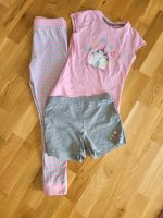 Schlafanzug Größe 122/128 Mädchen 3-teilig Pyjama Schlafi Bayern - Ichenhausen Vorschau