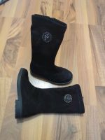 Stiefel von Primigi samt-schwarz mit Reißverschluss Berlin - Hohenschönhausen Vorschau