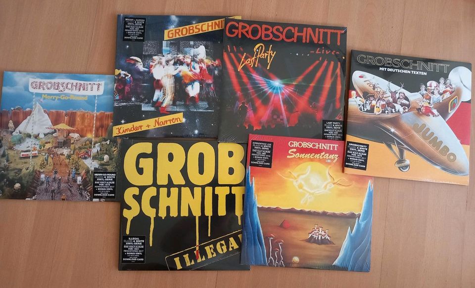 LP (7 Stück) Vinyl Sammlung Grobschnitt (Mint) in Straubenhardt