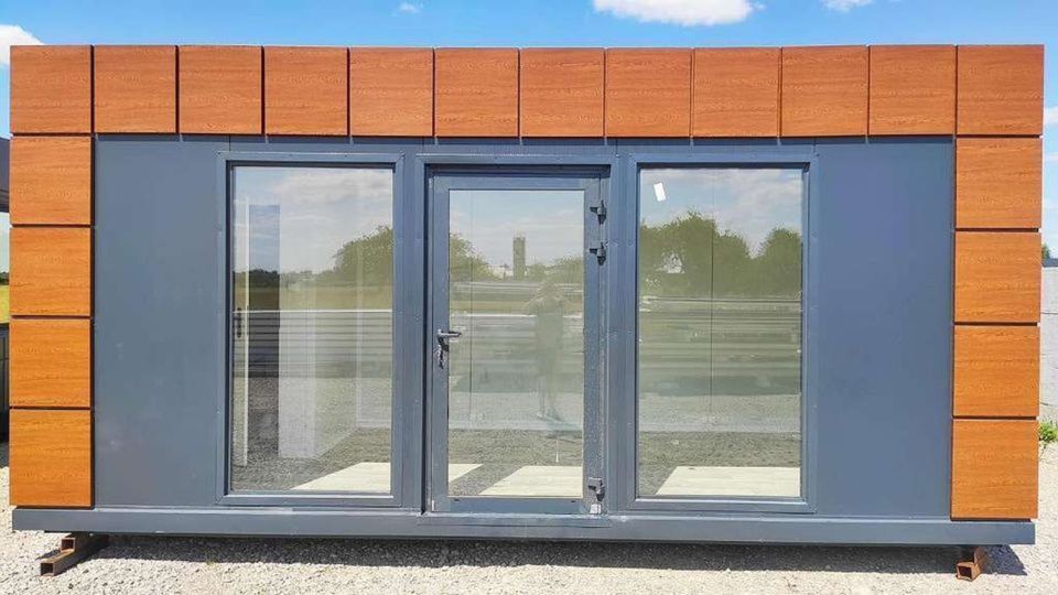 Bürocontainer Pavillon Container Lieferung Minihaus in Löcknitz