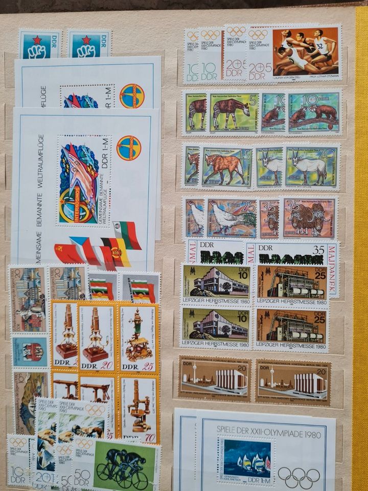Briefmarkensammlung DDR in Aschaffenburg