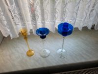 Verkaufe 3 Kerzenständer, Kerzenhalter. Lauscha Glas. Sachsen - Zittau Vorschau