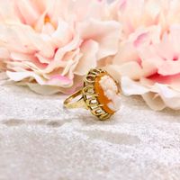 Ring Vintage 333 8KT Gelb Gold Gemme Baden-Württemberg - Donaueschingen Vorschau