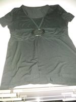 Damen T Shirt schwarz mit edler Schnalle Größe 44 Rheinland-Pfalz - Brauneberg Vorschau