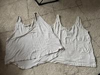 2x h&M Basic Shirt Top weit locker fallend M 38 weiß Creme Hessen - Stadtallendorf Vorschau