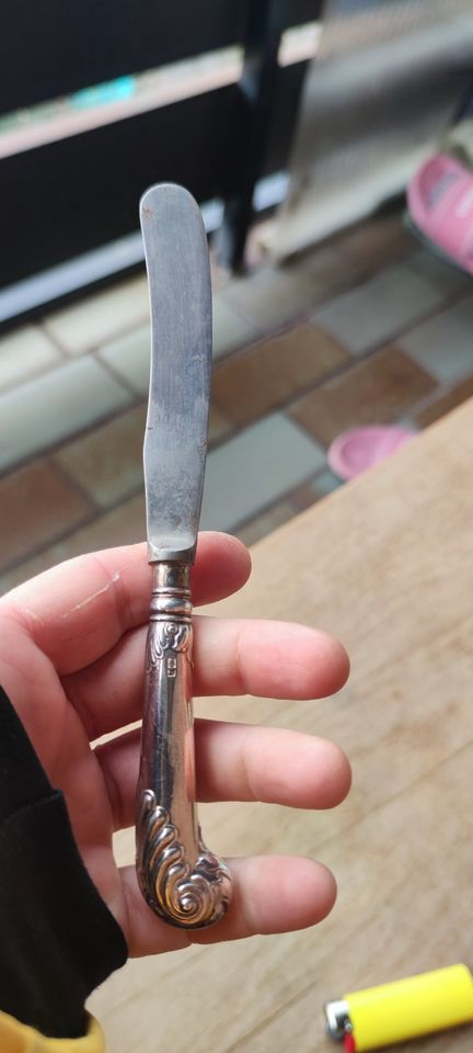 ein Satz silberner Messer. Vintage antik. silber in Heinsberg