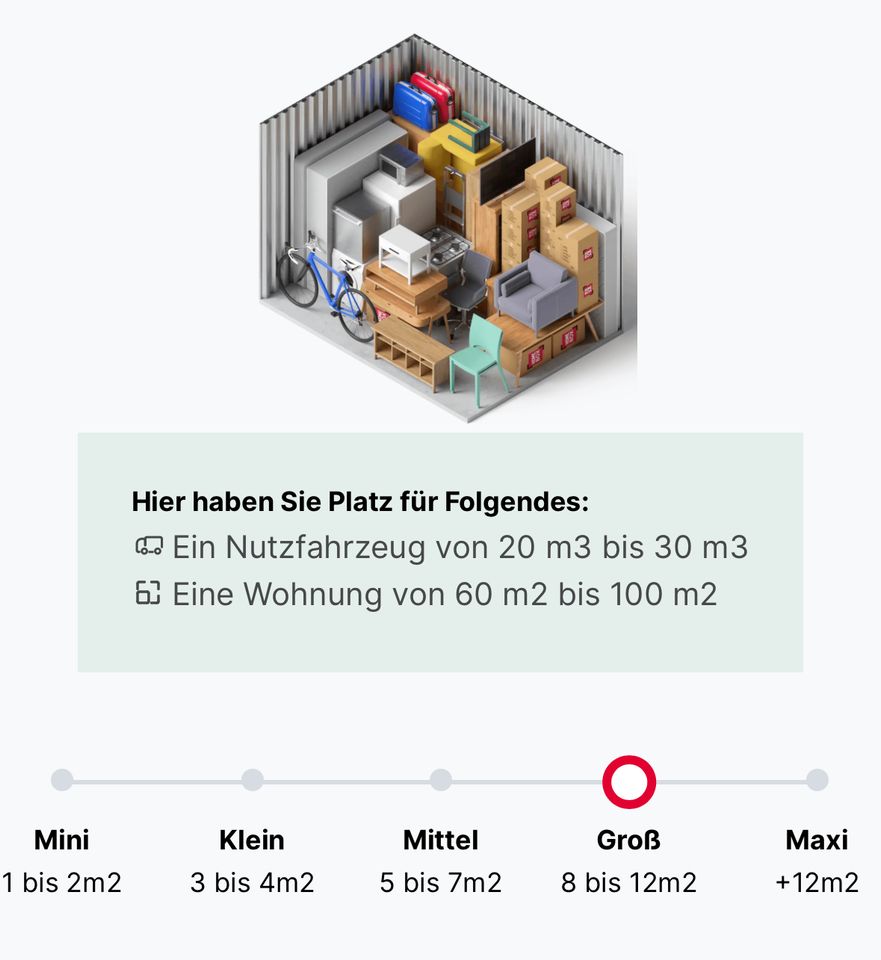 5qm Lagerfläche,Lagerbox,Lagerabteil zu vermieten Kameraüberwacht und Alarmgesichert in Offenbach