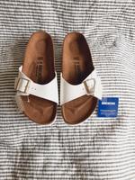 Birkenstock Madrid Lackleder weiß Berlin - Spandau Vorschau