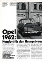 Opel Olympia Rekord P2 von 1962 - Bericht Niedersachsen - Verden Vorschau
