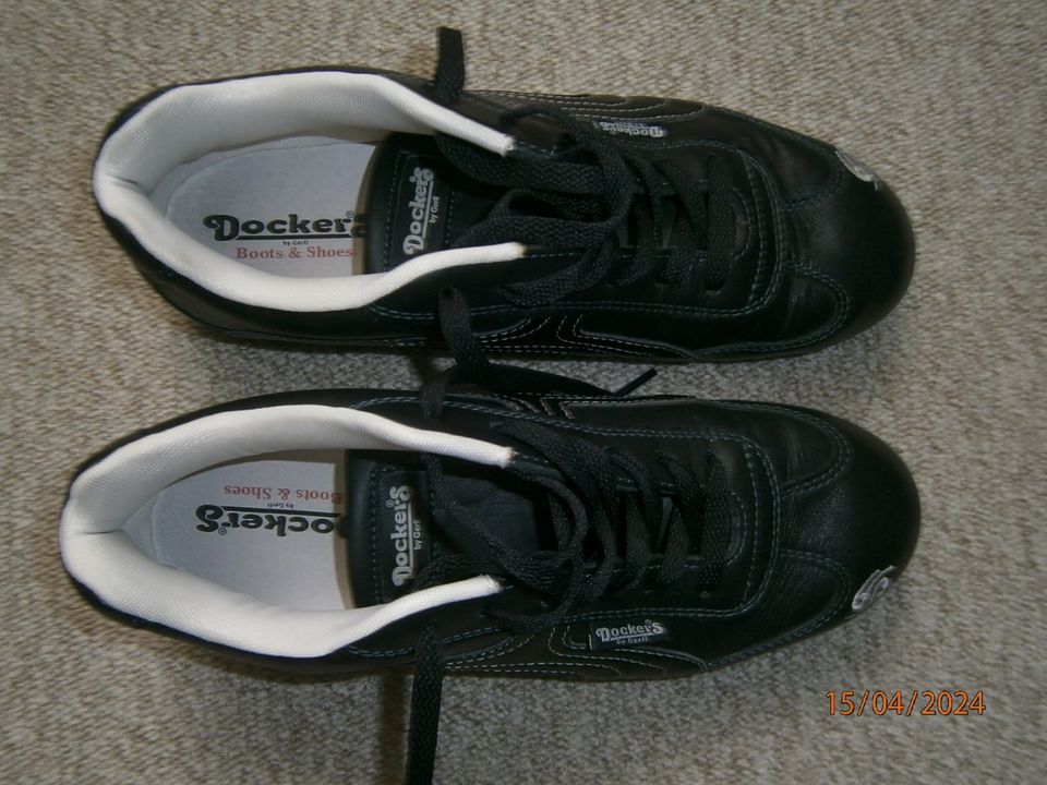 Schuhe „Dockers by Gerli“ Größe 38 in schwarz, siehe Bilder. in Porta Westfalica