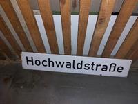 Emailleschild hochwaldstraße Zittau ddr emailschild sachsen Sachsen - Görlitz Vorschau