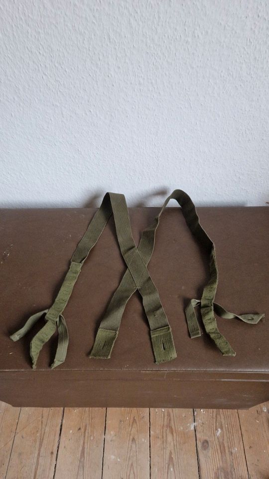 Original US ARMY 2.WK II WWII M45 Trousers Suspenders HOSENTRÄGER in Altleiningen