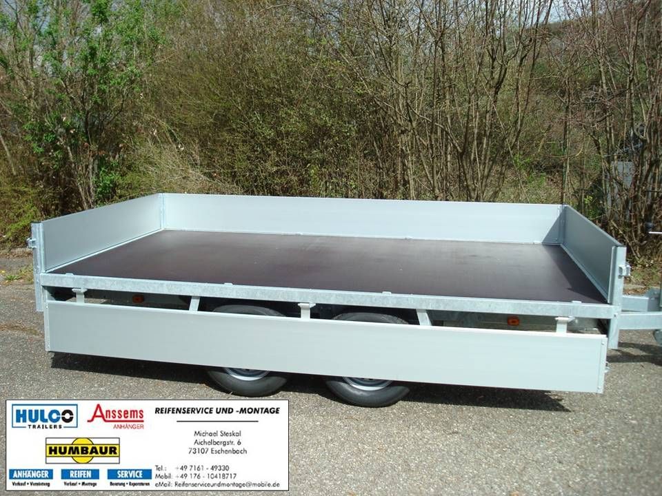 Anssems ASX2500-325x178x30, Anhänger m. Rampen, Hochlader, neu in Eschenbach Württemberg