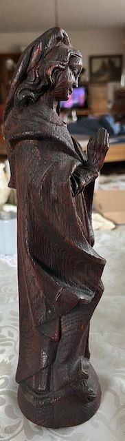 Holzfigur Mutter Gottes, Maria, Madonna geschnitzt  Antik in Mülheim-Kärlich