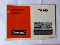 Original Bedienungsanleitung Grundig TK 146 Tobandgerät Saarland - St. Ingbert Vorschau