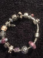 Pandora Armband 20 cm, 925 Silber mit 2 Clips und 13 Charms orig. Nordrhein-Westfalen - Gelsenkirchen Vorschau