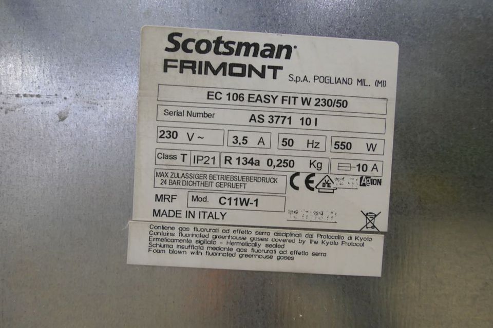 Scotsman EC 106 easy-fit Eismaschine Eisflockenmaschine 39200 in Dinslaken