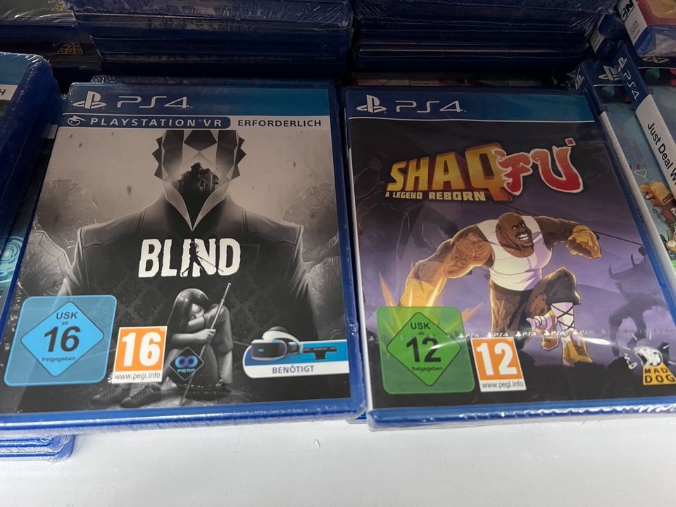 Diverse PlayStation PS4 Spiele bis FSK 16 Neu je 4€ in Hemslingen